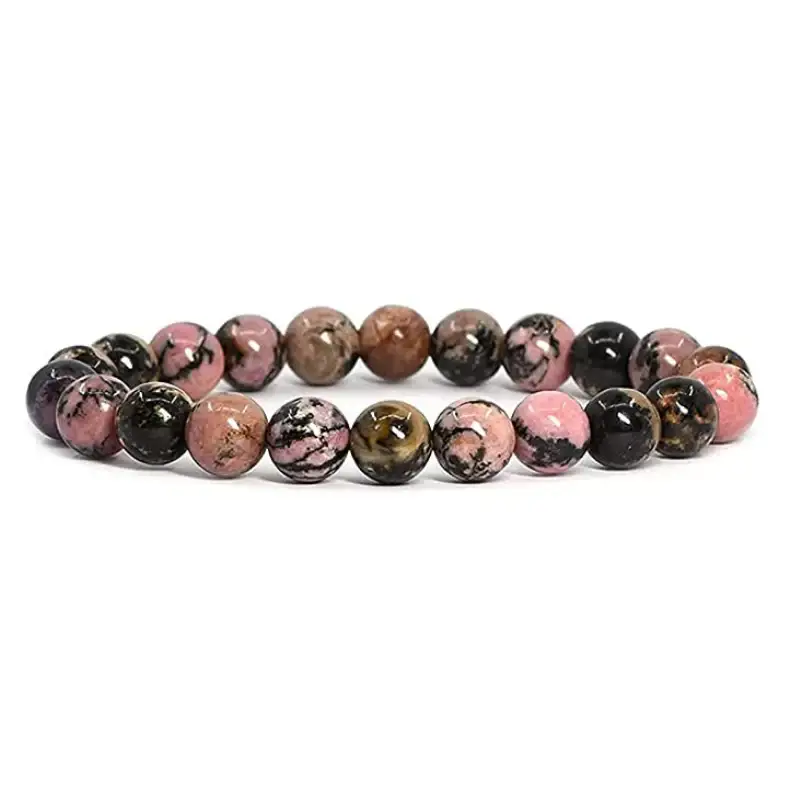 Natural Matrix Rhodonite Bracelet