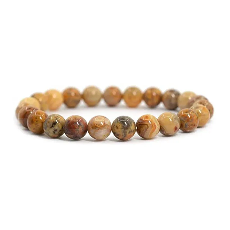 Natural Crazy Lace Agate Bracelet
